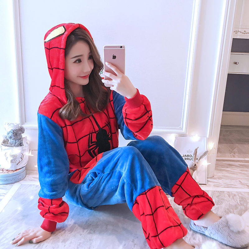 皮卡丘连体卡通动漫带尾巴男女睡衣 束士步睡衣/家居服套装