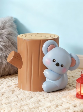 可爱考拉树桩造型家居摆件礼物