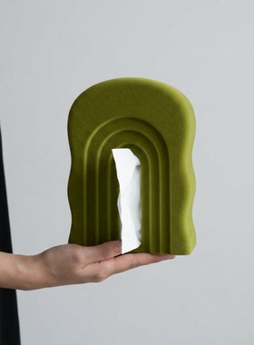 现代简约几何镂空绿植装饰摆件