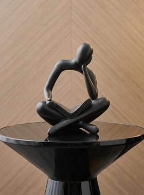 创意抽象树脂人物桌面摆件