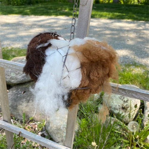 独立站 Bird Nesting Heart Outdoor Yard Art鸟巢心户外庭院艺术 - 图2