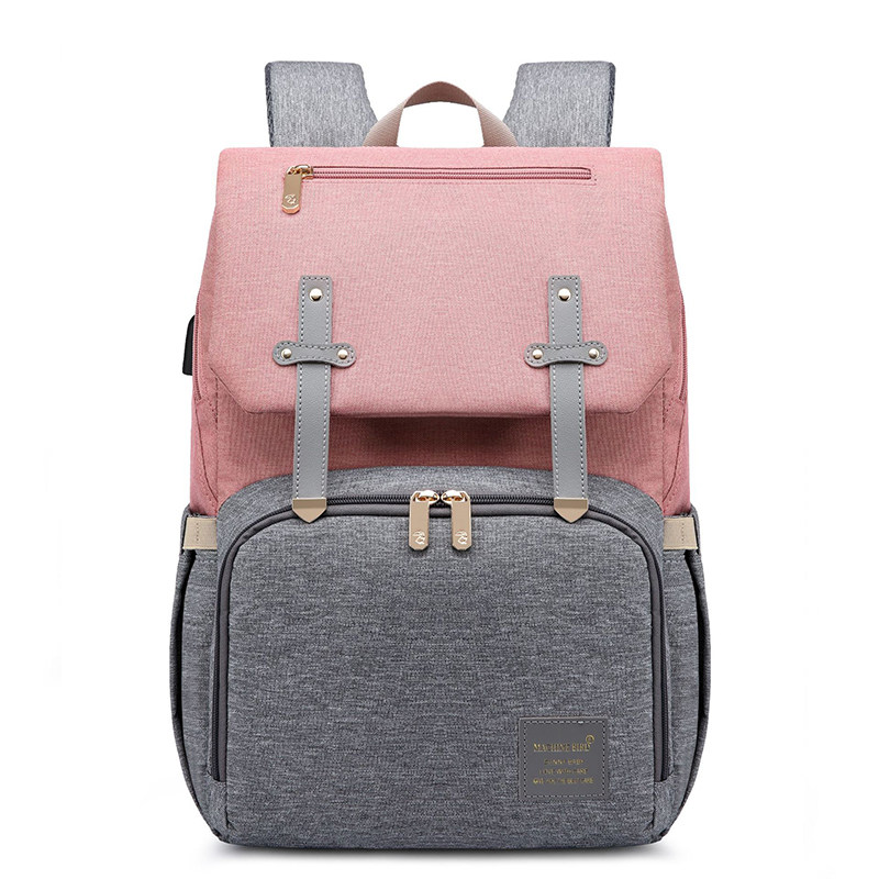 多功能宝妈包奶瓶包宝宝外出收纳包 普拉蒙双肩背包