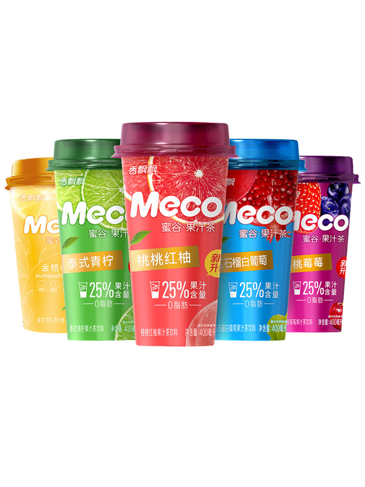 香飘飘meco蜜谷果汁茶*水果茶饮料 悠津食品茶饮料
