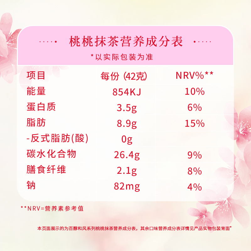 季节限定格力高百醇和风樱花桃桃抹茶味红豆注心饼干棒零食小吃