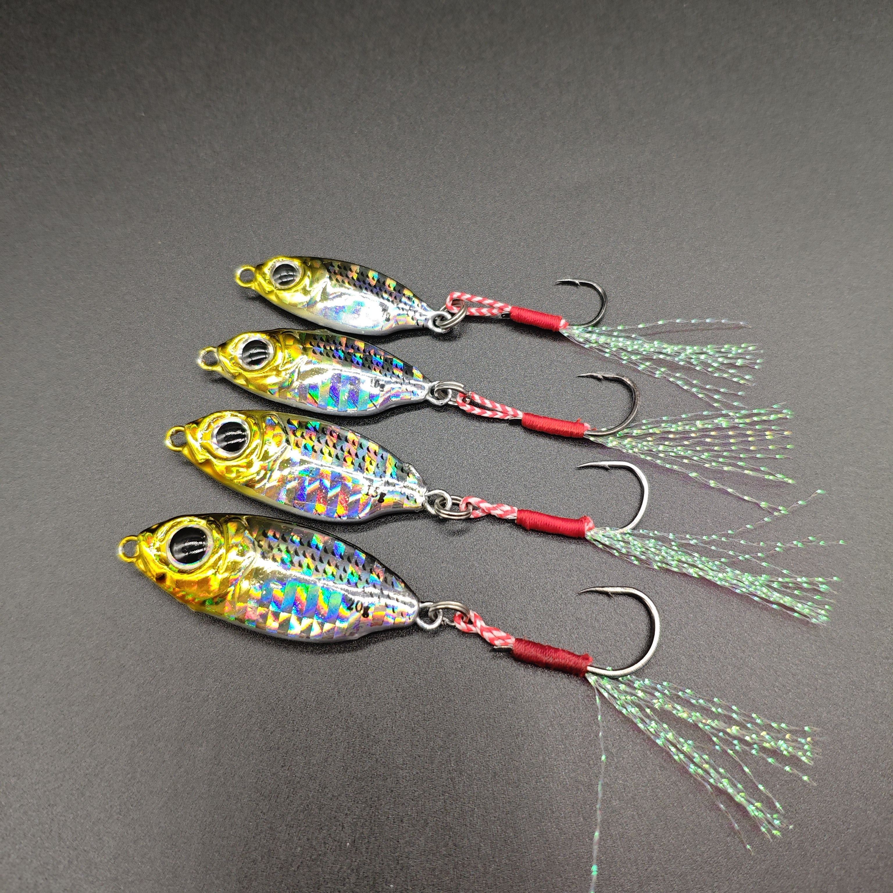 单钩飘落蓝小刀短铁板路亚假饵套装远投vib亮片翘嘴鲈鱼淡海水,淘宝优惠券,粉丝福利购,淘宝优惠卷