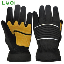 Green riding high temperature resistant and thermal insulation anti-fire flame retardant gloves to rescue and extinguish fire and fire industry