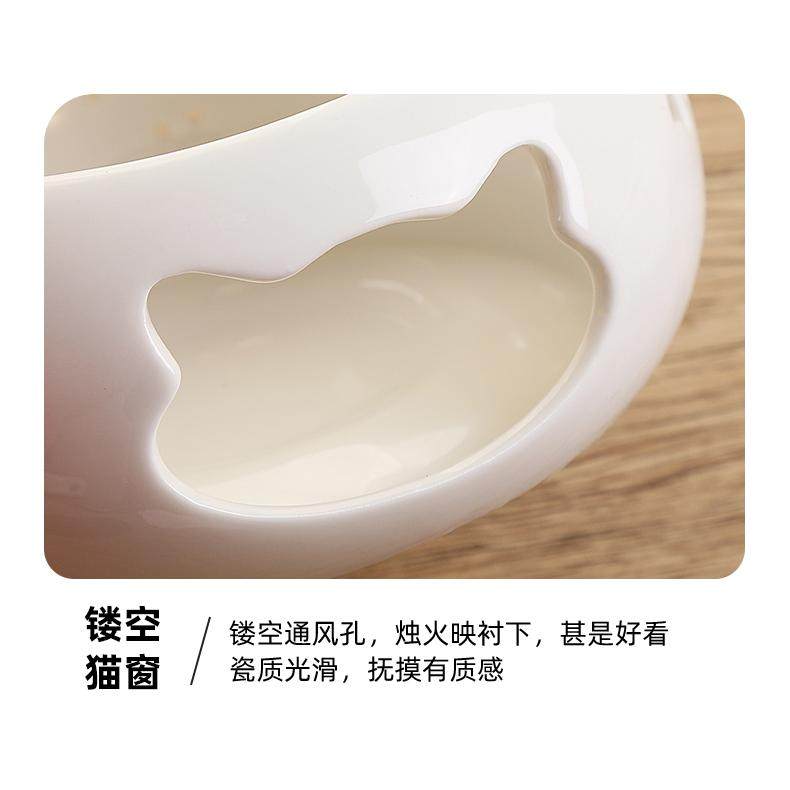 蜡烛煮茶温茶炉酒店餐厅家用陶瓷底座加热保温暖茶炉玻璃水果花茶,淘宝优惠券,粉丝福利购,淘宝优惠卷