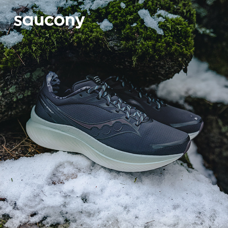 saucony索康尼冬季新款endorphin speed 啡速3防泼水竞速跑步鞋男
