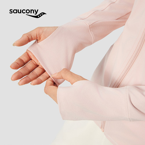 Saucony索康尼官方女子经典百搭宽松时尚休闲运动针织外套 - 图2