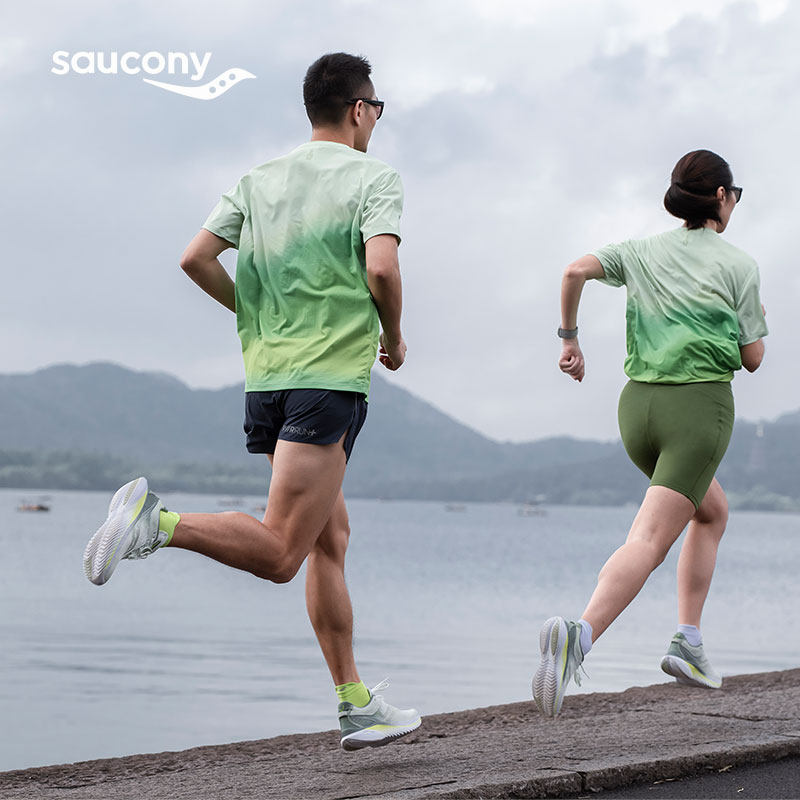 Saucony索康尼官方正品KINVARA菁华14杭州城市款情侣运动跑步鞋男-图2