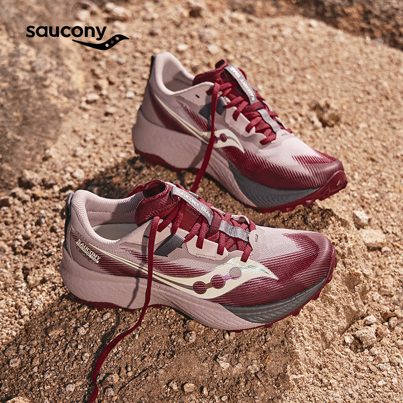 Saucony索康尼ENDORPHIN EDGE啡驰越野户外女子抓地缓冲登山跑鞋