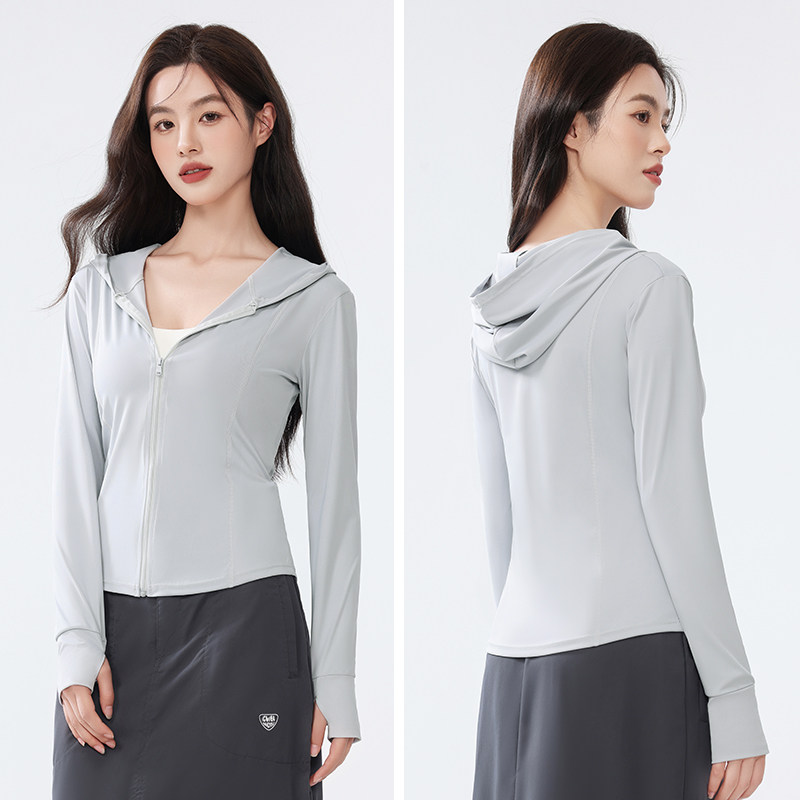 UPF50+防晒衣女夏季冰丝凉感透气户外防紫外线骑车防晒服修身外套,淘宝优惠券,粉丝福利购,淘宝优惠卷
