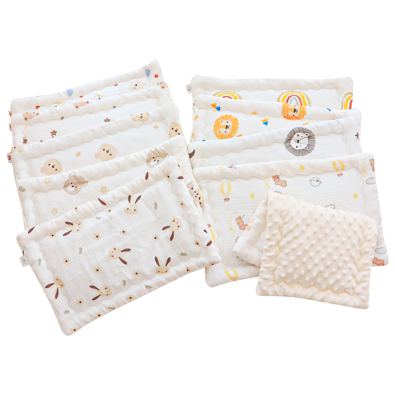 新生婴儿枕头纯棉豆绒云片枕0-12个月婴幼儿宝宝枕垫巾四季通用,淘宝优惠券,粉丝福利购,淘宝优惠卷