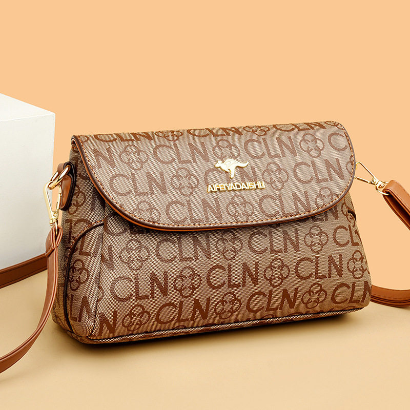 软皮小包女2025夏新款百搭婆婆大气斜挎包中老年单肩包妈妈包女包,淘宝优惠券,粉丝福利购,淘宝优惠卷