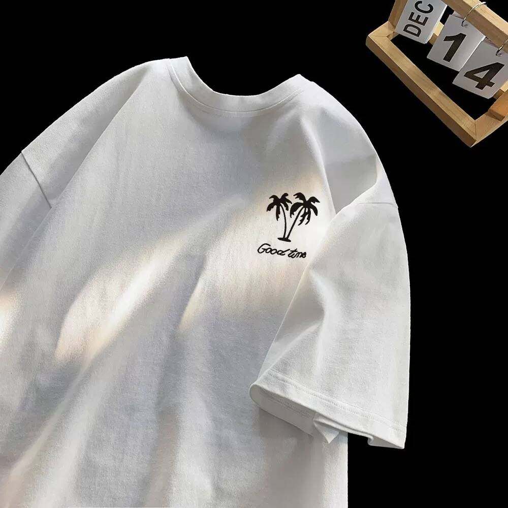 外贸撤回尾货清仓捡漏~纯棉潮牌 夏季短袖T恤男女装宽松百搭上衣,淘宝优惠券,粉丝福利购,淘宝优惠卷