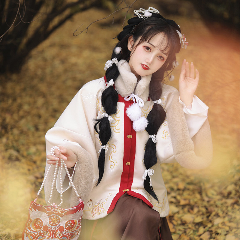 醉红妆明制汉服中国风2021马面裙 凝紫萱汉服