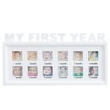 Детская памятная деревянная настенная фоторамка, 12 мес., подарок на день рождения, делается под заказ