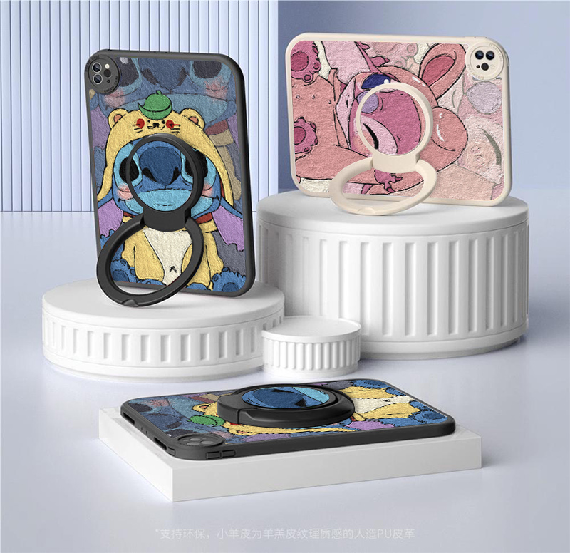 兔子安琪适用华为平板2023保护套360°旋转se10.4小米6pro带支架10.8matepad11英寸10.1畅享2荣耀air11.5软壳 - 图1