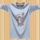 Chinese style men's long-sleeved T-shirt pure cotton bottoming shirt