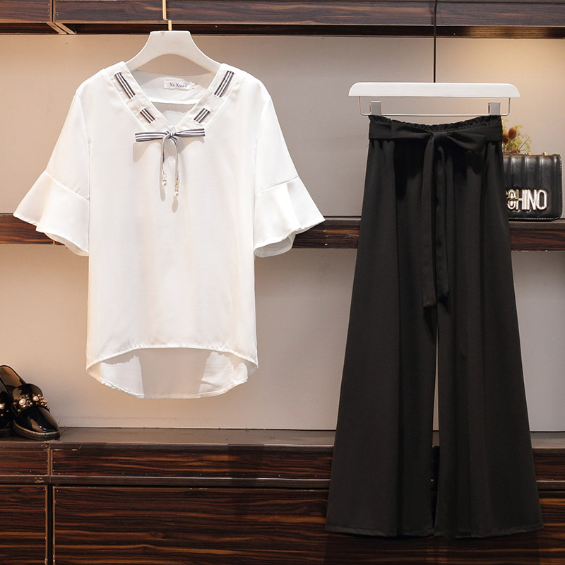 外出新款雪纺衫哺乳喂奶衣服阔腿裤 宫适哺乳衣/月子服