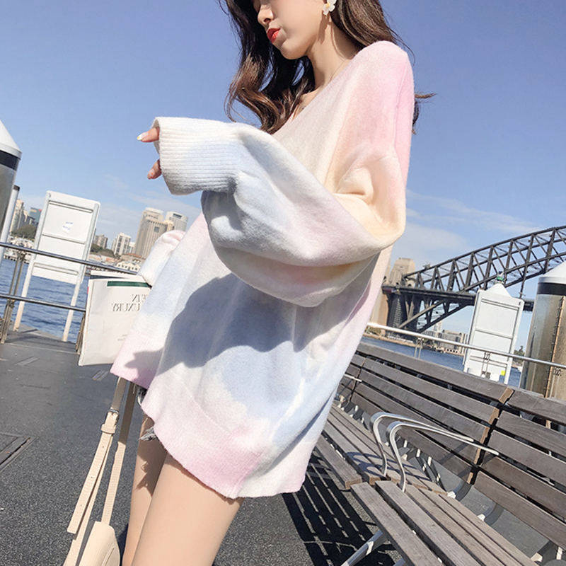 哺乳装外出时尚春秋宽松针织衫卫衣 宫适哺乳衣/月子服