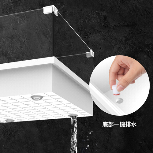 玻璃乌龟缸带晒台别墅造景饲养箱大型家用养龟的专用缸免换水 - 图1