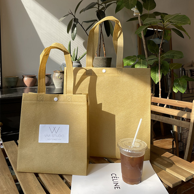 服装店手提袋子女装母婴衣服用无纺布暗扣购物包装礼品袋定制LOGO,淘宝优惠券,粉丝福利购,淘宝优惠卷