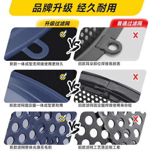 抽油烟机过滤网通用拢烟罩网罩油杯吸油烟机过滤网防油罩配件大全 - 图0