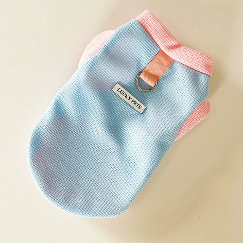 Интернет -знаменитость весна и осень тонкий жилет с тягой собак одежда одежда Лето маленькие щенки Тедди Бомеибен