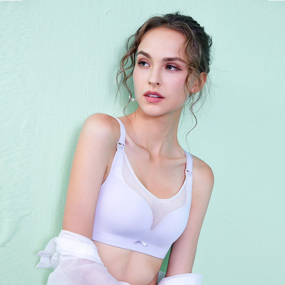 哺乳夏季喂奶透气无痕防下垂文胸 孕衡哺乳文胸