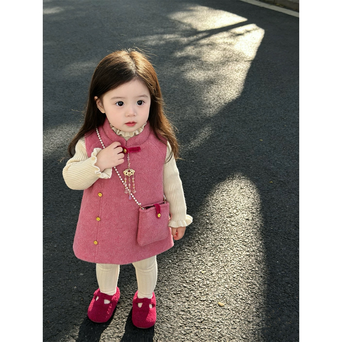 【现货】原创！女童新中式2026连衣裙拜年服周岁小礼服旗袍国风裙,淘宝优惠券,粉丝福利购,淘宝优惠卷