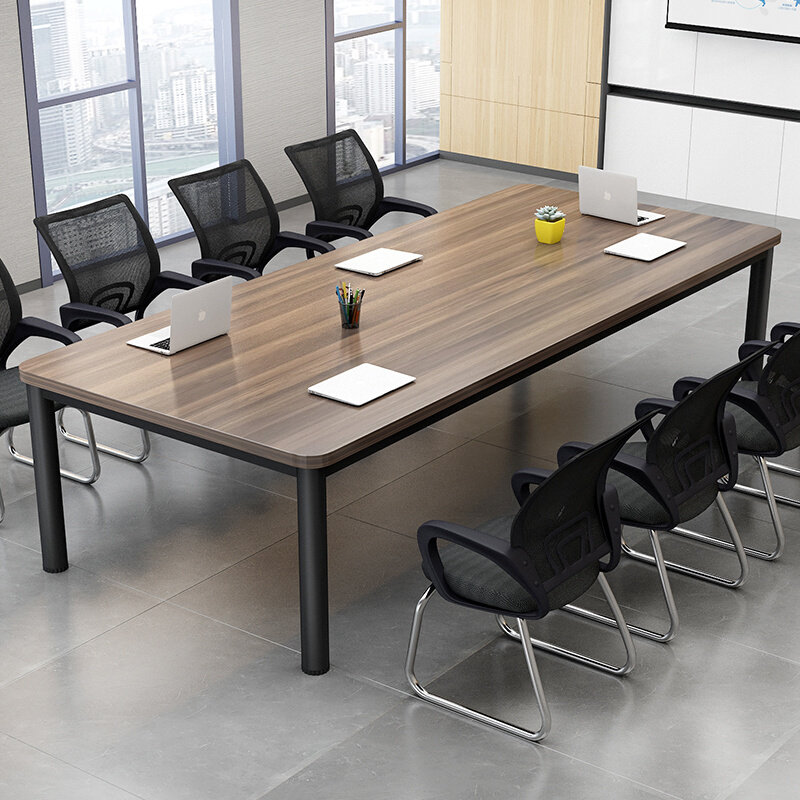 会议桌长桌简约现代小型洽谈办公桌培训工作台桌职员长条桌椅组合
