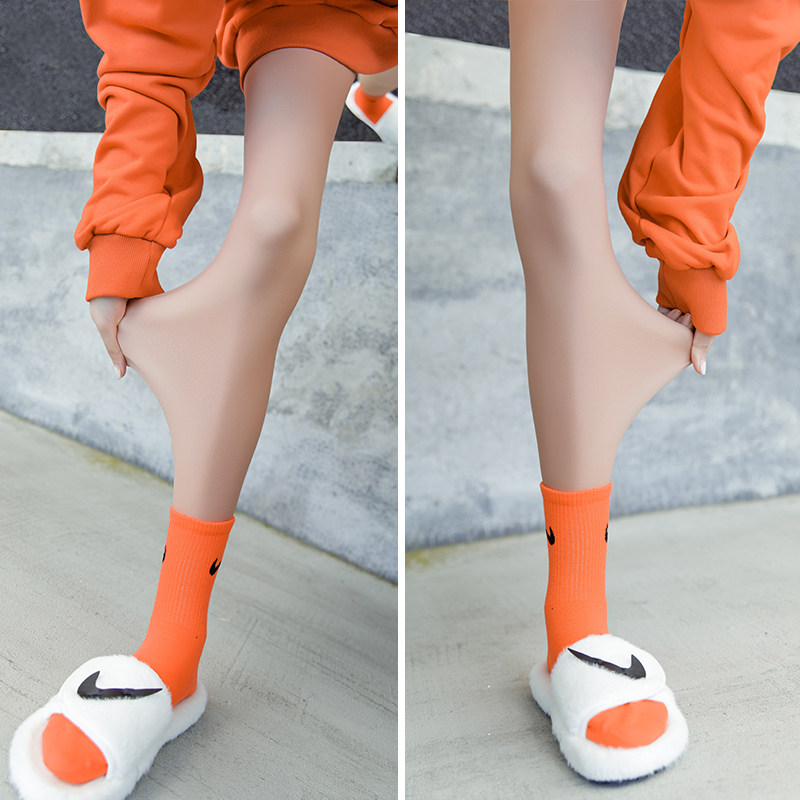 光腿神器女春秋冬裸感加绒打底裤 赤逸连裤袜/打底袜