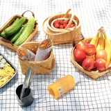 Коробочка для хранения, плетеная портативная система хранения, корзина для хранения, хлеб