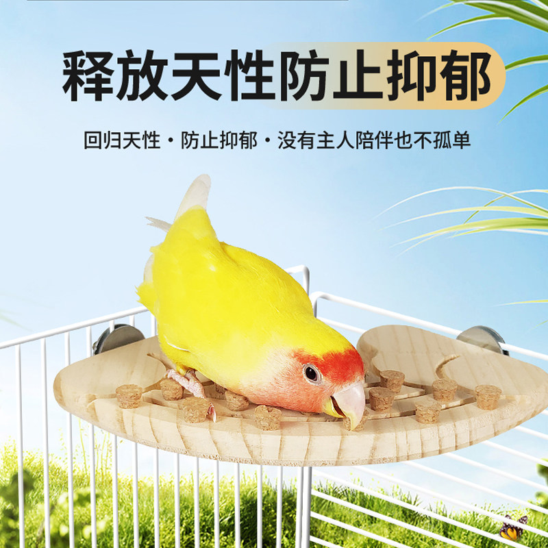 鹦鹉玩具站台小鸟啃咬解闷自嗨磨嘴磨爪牡丹玄凤虎皮益智解压用品,淘宝优惠券,粉丝福利购,淘宝优惠卷