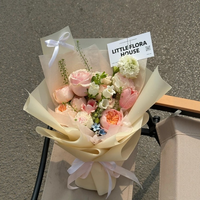 韩素纸雾面纸花束内衬纸鲜花包装纸韩束纸礼物粉色包花材料全套,淘宝优惠券,粉丝福利购,淘宝优惠卷