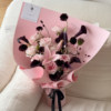 White cardboard stiff paper bouquet flower wrapping paper