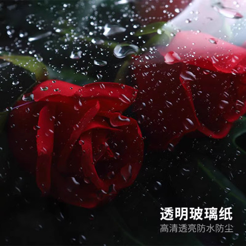 玻璃纸花束鲜花包装透明opp膜加厚防水花泥花艺插花包花材料全套 - 图1