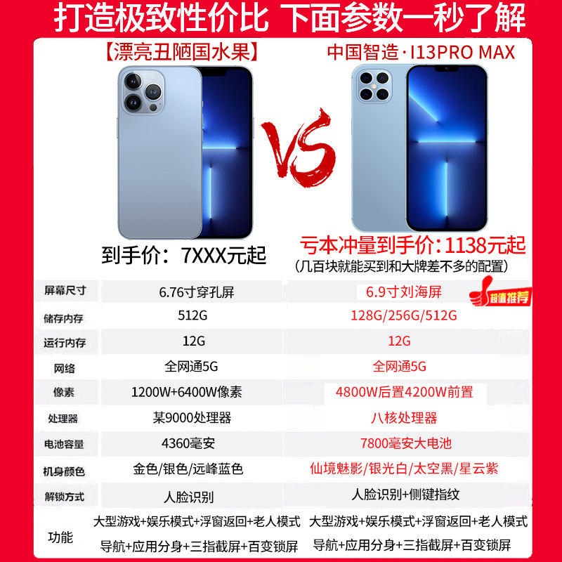 【官方旗舰店】正品5g华为oppo苹果 乐易手机手机