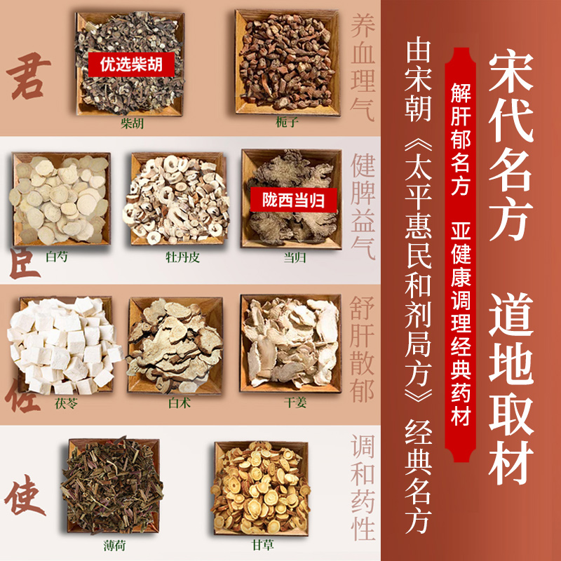 千金加味逍遥丸旗舰店10袋肝郁调经舒肝清热健脾养血黄褐斑消遥丸