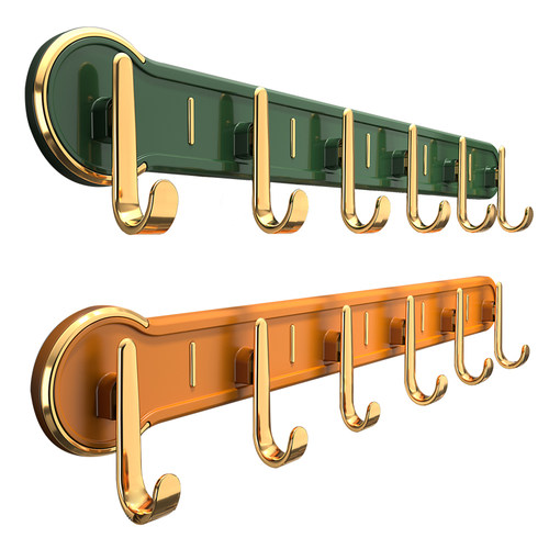 轻奢挂钩粘胶强力承重免打孔浴室卫生间壁挂粘钩墙壁门后无痕衣服 - 图3