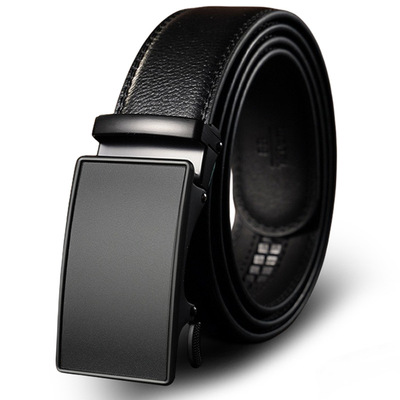 皮带男士高端真皮自动扣头牛皮腰带男款商务男式裤带休闲