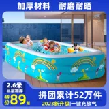 Детская надувная ванна для ванны для младенца для домашнего использования, морской бассейн с шариками, увеличенная толщина