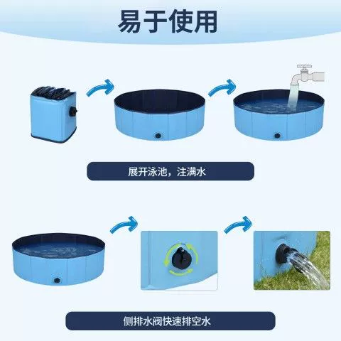 Складная портативная ванна для ванны, бассейн для домашнего использования, домашний питомец, кот