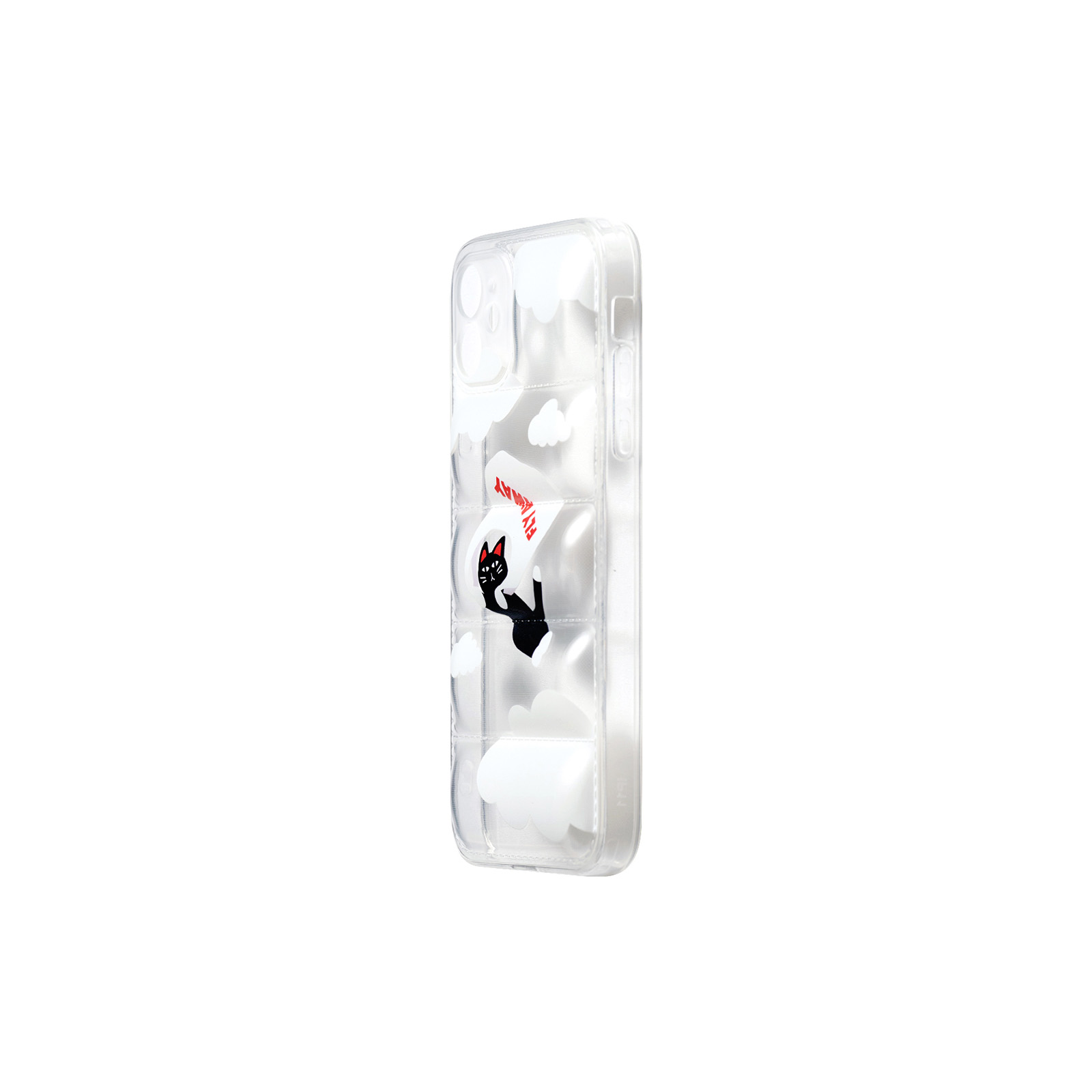 原创设计 可爱飞翔猫 气囊 手机壳 软壳 适用于所有苹果 iPhone 15/14/13/12 Pro Max Plus Mini 安卓 - 图0