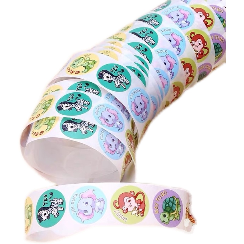 500pcs Reward Stickers Encouragement Sticker Roll for Kids-图3