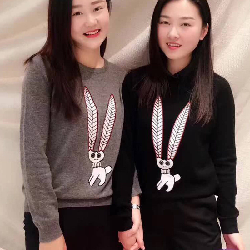 阿玛施旗舰店官网2020秋冬针织衫 简妍芙毛针织衫