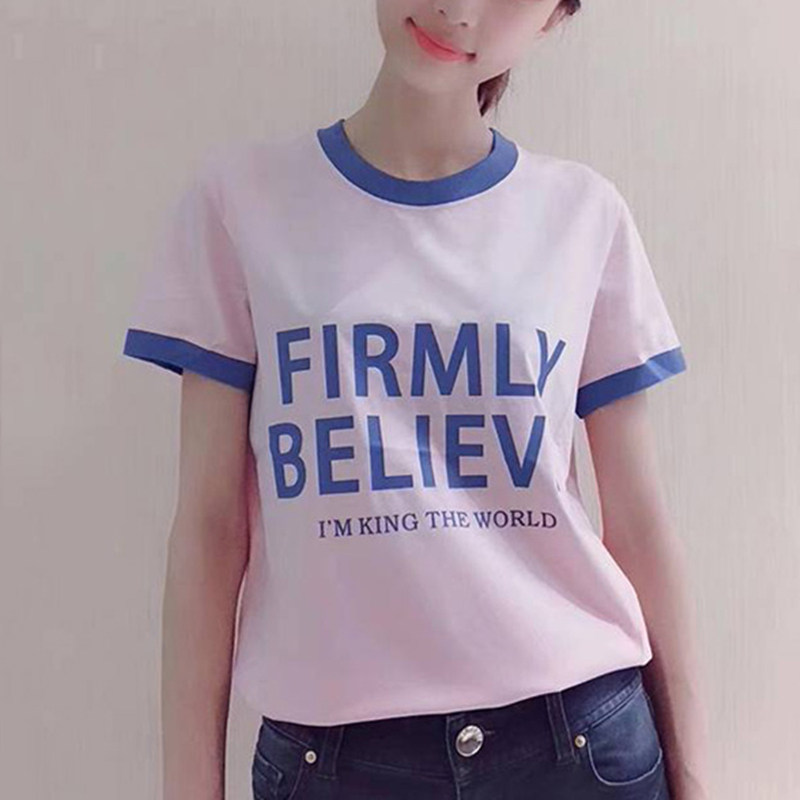 阿玛施旗舰店官网2020夏装新款t恤 简妍芙T恤