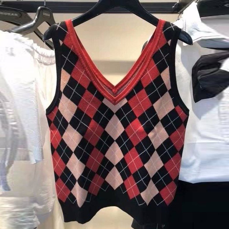 阿玛施旗舰店官网2020秋新款女马甲 简妍芙背心吊带