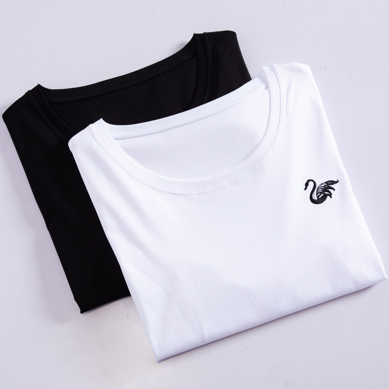 阿玛施旗舰店官网纯棉大码女装t恤 简妍芙T恤